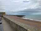 Very windy but beautiful scenery at west bay beach.