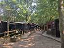 Cowboy town beside the site