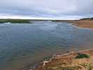The estuary starting to fill. another swimming spot for the woofa.