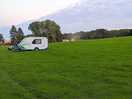 The field is huge and you can pitch up anywhere.