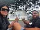 Relaxing after putting the awning up!