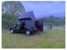The campsite with my defender