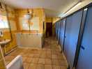 Toilet block dated but very clean