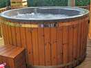 Pod comes with a hot tub