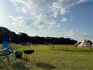 Early morning campsite