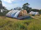The tents are lovely