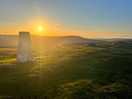 Trig point walk at sunset