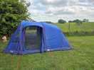 Camping site with a beautiful background view