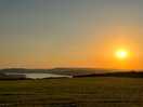 Sunset over laugharne