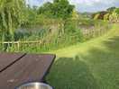 Enjoying a coffee whilst listening to the birds sing
