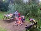 Our campfire area