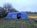 Tent in field. mid-april, there was just ourselves and two motor homes - lots of space
