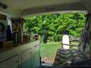 Riverside pitch with picnic table