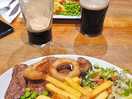 Our meal at the pub