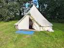One of the bell tents