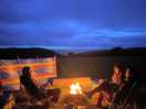 Peaceful evening under the stars