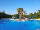 View of swimming pool from the restaurant and bar