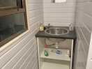 Sink area in female toilets