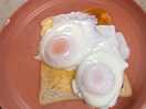 The result of our free eggs from the resident chicken