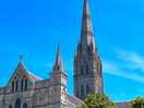 Salisbury cathedral. 20 mins from campsite.