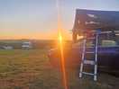 Pitch sunset