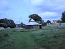 Dusk over the site