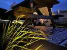 Bell tent by nite