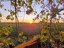 Sunset from viewing seat