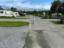 Road from tent to campsite shop