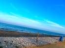 La playa linda y tranquila