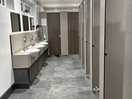 Immaculate shower and toilet block