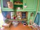 Kitchenette in the caravan