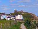 Approach into criccieth from the coastal path