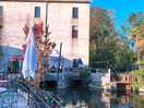 The terrace and old mill