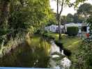 Beautiful stream through campsite