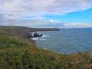 View over caerfai from coastal path