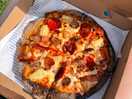 Stone baked pizza from the kitchen on saturday night