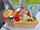 Breakfast hamper on offer at a cost.