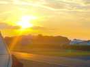 Sun setting