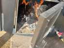 Hot tube fire
