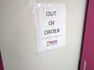 Showers out of order