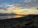 Mountian beach view
