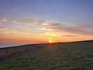Sunrise view from camper