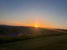 Sunset from the top row of the site