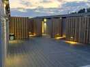Toilet at night