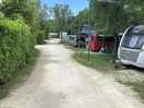 Roads around campsite are tight to manoeuvre a caravan