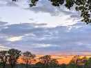 Evening sunset photo