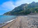 Spiaggia deserta incontaminata