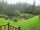 View from our camping pod