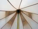 Cobweb in tent